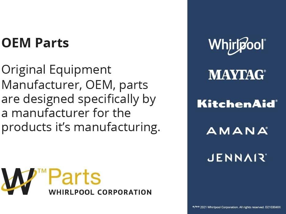 W10339326 Whirlpool OEM Washer Water-Level Pressure Switch, White