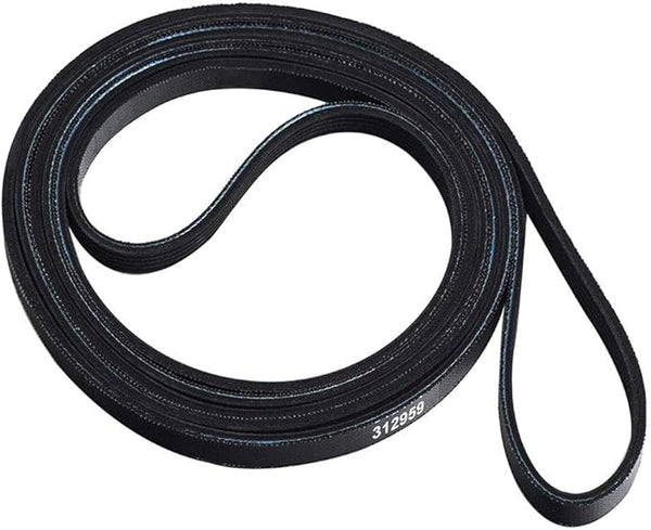 Soleil Electro Courroie de sèche-linge WPY312959 de rechange pour Maytag, Kenmore, JennAir. Courroie d'entraînement de tambour de sèche-linge de 254,4 cm de long 312959, 3-14774, 314774, 6-3129590, LB234, P46-150,