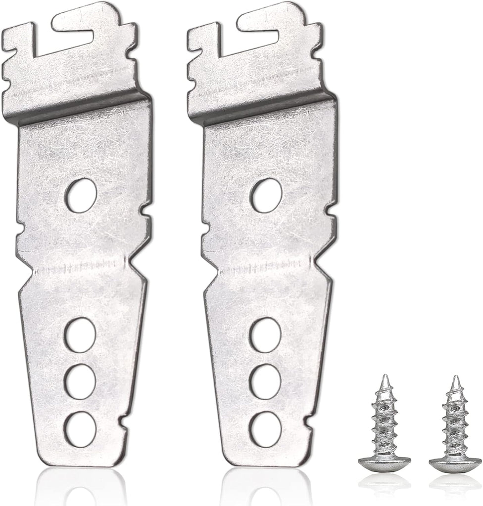 Soleil Electro Lot de 2 supports de montage pour lave-vaisselle Whirlpool, Kenmore, KitchenAid, 8269145 avec vis - Remplace WP8269145 WP8269145VP