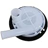 Soleil Electro 21001906 Pompe de vidange avec poulie de rechange WP35-6465 WP35-6780 AP6008663 21001906 compatible avec les rondelles Maytag, Admiral, Magic Chef.