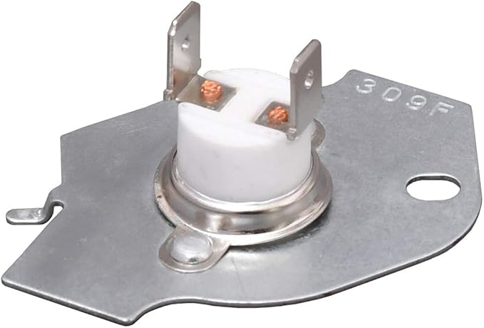 Soleil Electro 3977393 Ensemble de disjoncteur thermique pour sèche-linge - Ajustement exact pour sèche-linge Whirlpool Kenmore Maytag Roper - Remplace les numéros de pièce AP3094244, 3399844 & AH334299