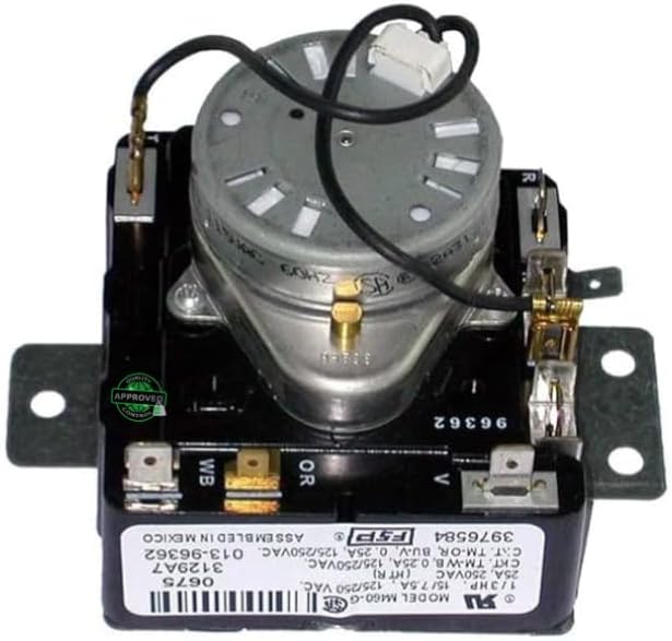 Soleil Electro 3406714, 3976584, 548383 CKD548383X compatible with Kenmore, Roper, Whirlpool Dryer Timer fits old number 3406714, 3976584, 548383
