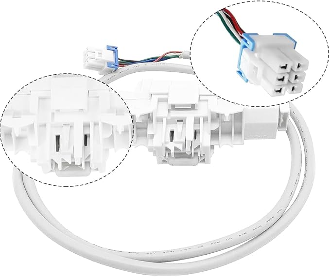 Soleil Electro Interrupteur de verrouillage de porte DC34-00025A DC34-00025C DC34-00025E Remplacement OEM pour rondelles Samsung. Numéro de pièce compatible : 4546106 AP6225255 AP6037187 PS12072637