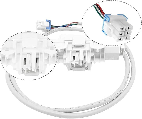 Soleil Electro Interrupteur de verrouillage de porte DC34-00025A DC34-00025C DC34-00025E Remplacement OEM pour rondelles Samsung. Numéro de pièce compatible : 4546106 AP6225255 AP6037187 PS12072637