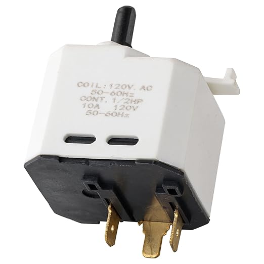 WP3398094 Interrupteur de démarrage pour sèche-linge compatible avec Whirlpool KitchenAid Maytag Interrupteur poussoir pour démarrer 3398094 PD00028502 527426 AP6008357 PS11741492