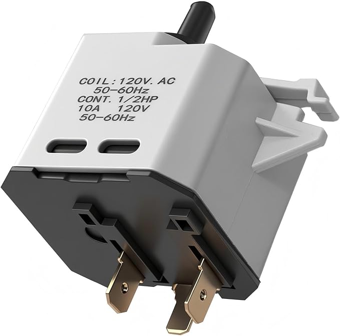 W10563095 Interrupteur poussoir pour sèche-linge compatible Whirlpool Ken-more Maytag, remplace AP6023004 3022058 PS11756343 WPW10563095 120 V AC Soleil Electro Montréal