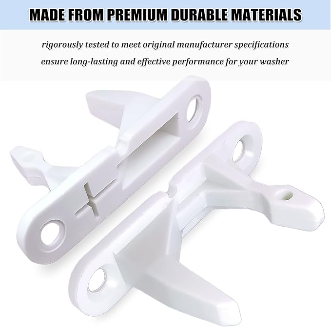 131763310 Pièce de rechange pour gâche de porte de laveuse - Facile à installer - Ultra durable - Compatible avec les rondelles Frigidaire & Kenmore - Remplace 131763300 AP3580441 PS890617 - Lot de 1