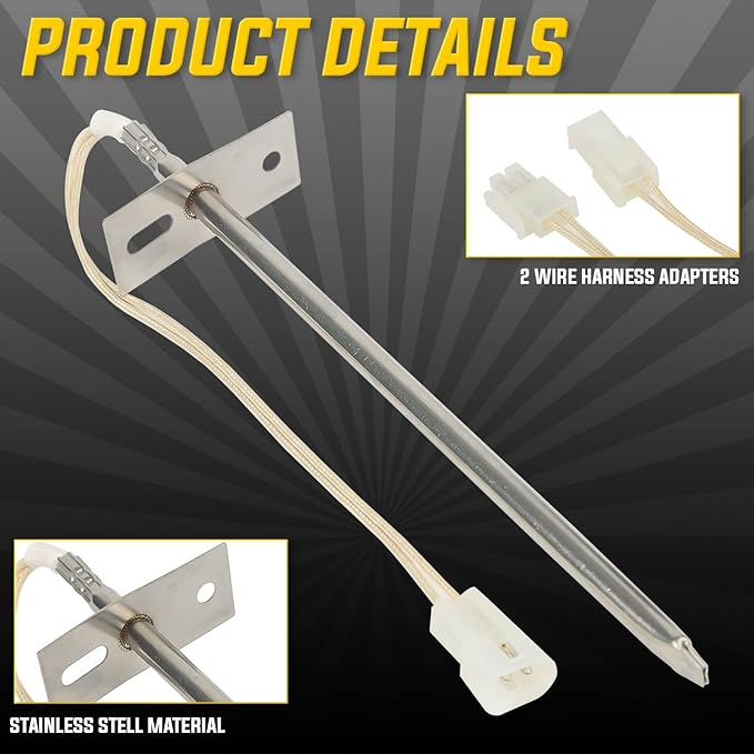 12001656 Kit de capteur de température de four compatible avec les fours Whirlpool et Kenmore - Repalces: AP4009009, 1364, 12001656, 04000052, 04100258, 12001357, 12001554, 1200165656 , 12000 1656VP