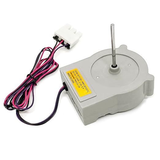 Soleil Electro 4681JB1027C Moteur de ventilateur d'évaporateur compatible avec réfrigérateur LG, Kenmore, moteur de ventilateur de congélation remplace 4681JK1004E 4681JB1027V EAU60694512 EAP3523323 PS3523323