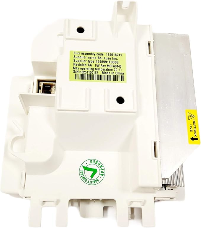 134618210 134618211 5304504714 Carte mère de contrôle principal 15,2 cm de long environ. Remplacement et compatible avec Frigidaire Electrolux Kenmore 134618210 134618211 5304504714 Heavy Duty