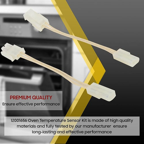 12001656 Kit de capteur de température de four compatible avec les fours Whirlpool et Kenmore - Repalces: AP4009009, 1364, 12001656, 04000052, 04100258, 12001357, 12001554, 1200165656 , 12000 1656VP