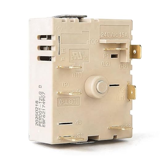 EBF62174902 interrupteur (Switch) rotatif d'élément de surface compatible avec les cuisinières et tables de cuisson LG – Budora – EBF62174907, AP6028863, 4210328, PS11761170 Soleil Electro Montréal