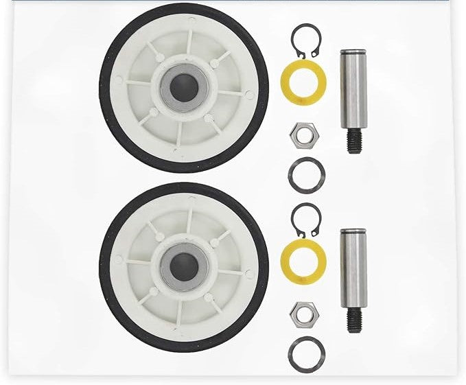 Soleil Electro Lot de 2 rouleaux de support de tambour 12001541 pour sèche-linge Maytag - Compatible avec numéro de pièce AP4008534, 303373, PS1570070, 400518, Y303373, 12001541VP, AH1570070, K35-248, W10116741, EA1570070