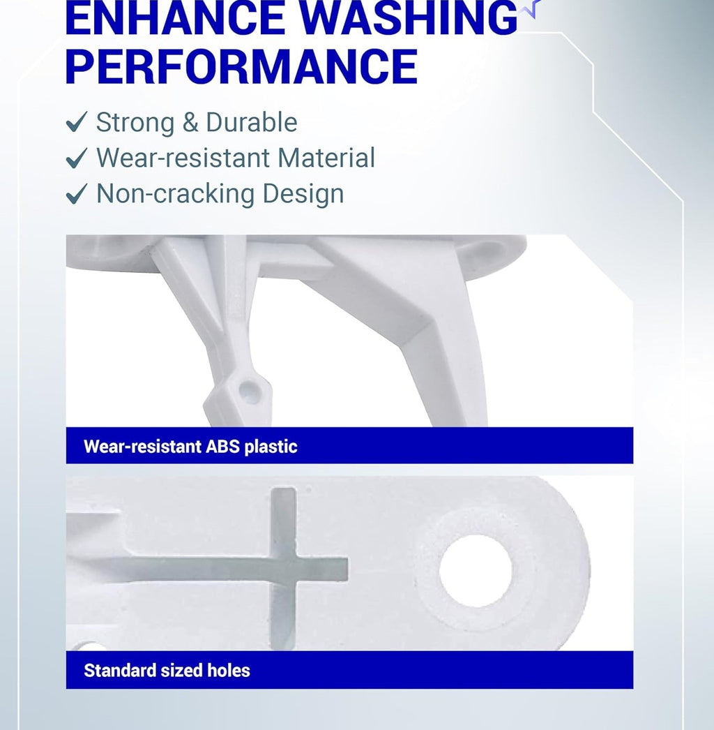 131763310 Pièce de rechange pour gâche de porte de laveuse - Facile à installer - Ultra durable - Compatible avec les rondelles Frigidaire & Kenmore - Remplace 131763300 AP3580441 PS890617 - Lot de 1