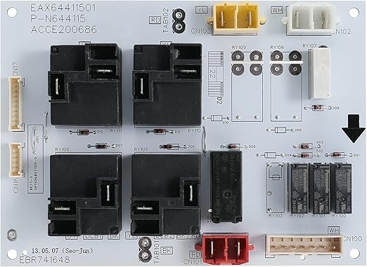 EBR74164805 Carte de commande de relais Assemblage de  PCB de remplacement adapté pour LG EBR74164805 Four à gaz SOLEIL ELECTRO