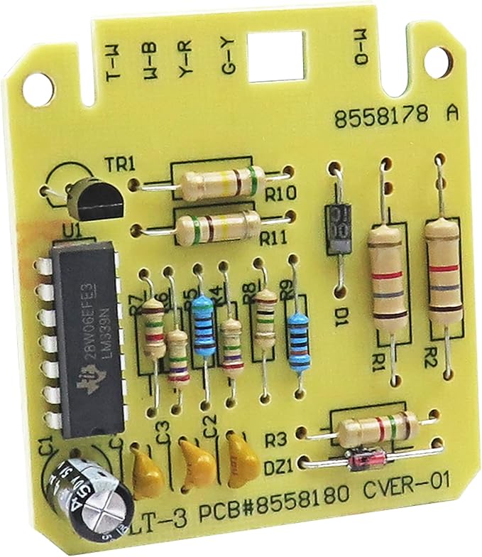 W10476828 / WPW10476828Carte de contrôle du capteur d'humidité de rechange pour sèche-linge 8558178 3020655 3390537R 8558178R, compatible avec Whirlpool