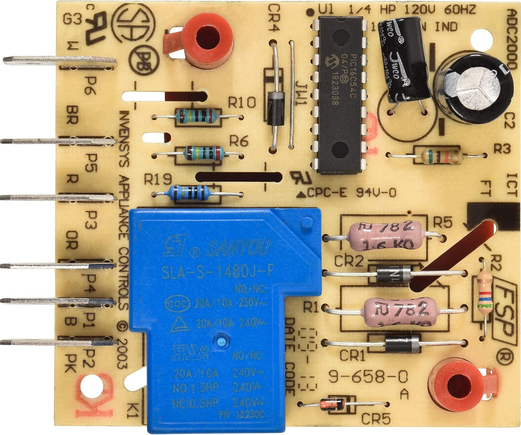 W10352689 Carte de commande principale pour réfrigérateur 4388931 - Carte de dégivrage adaptative - Compatible avec les réfrigérateurs Whirlpool, Kenmore, Maytag, KitchenAid - Remplace W10352689 Soleil Electro Montréal