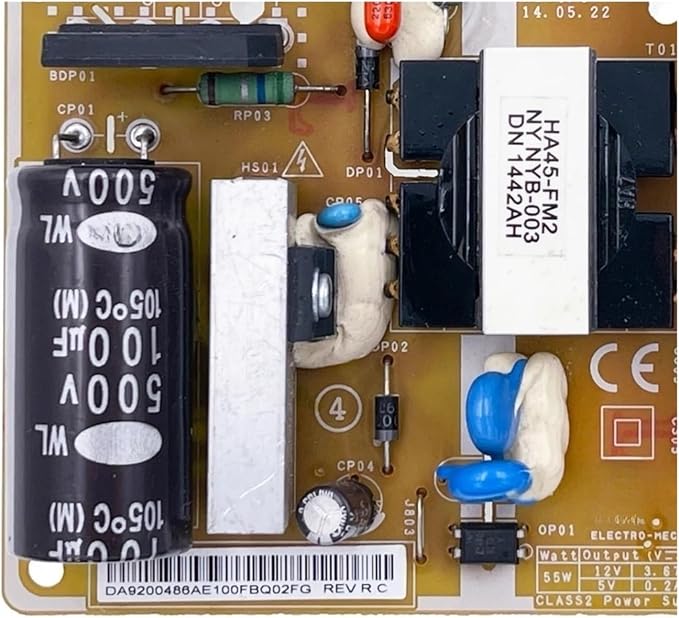 DA92-00486A - Carte d'alimentation pour réfrigérateur, compatible avec réfrigérateur Samsung