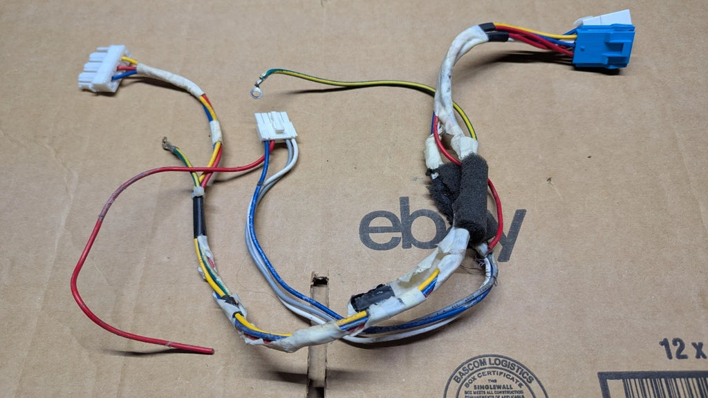 Faisceau de câbles multibrins pour moteur de lave-linge à chargement par le haut LG 6877ER1016C d'origine. SOLEIL ELECTRO