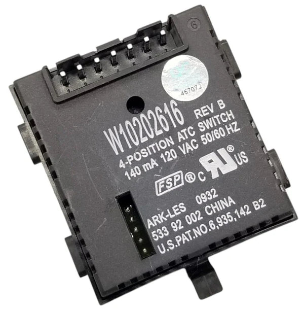 W10202616 OEM Replacement for Whirlpool Washer Température Switch